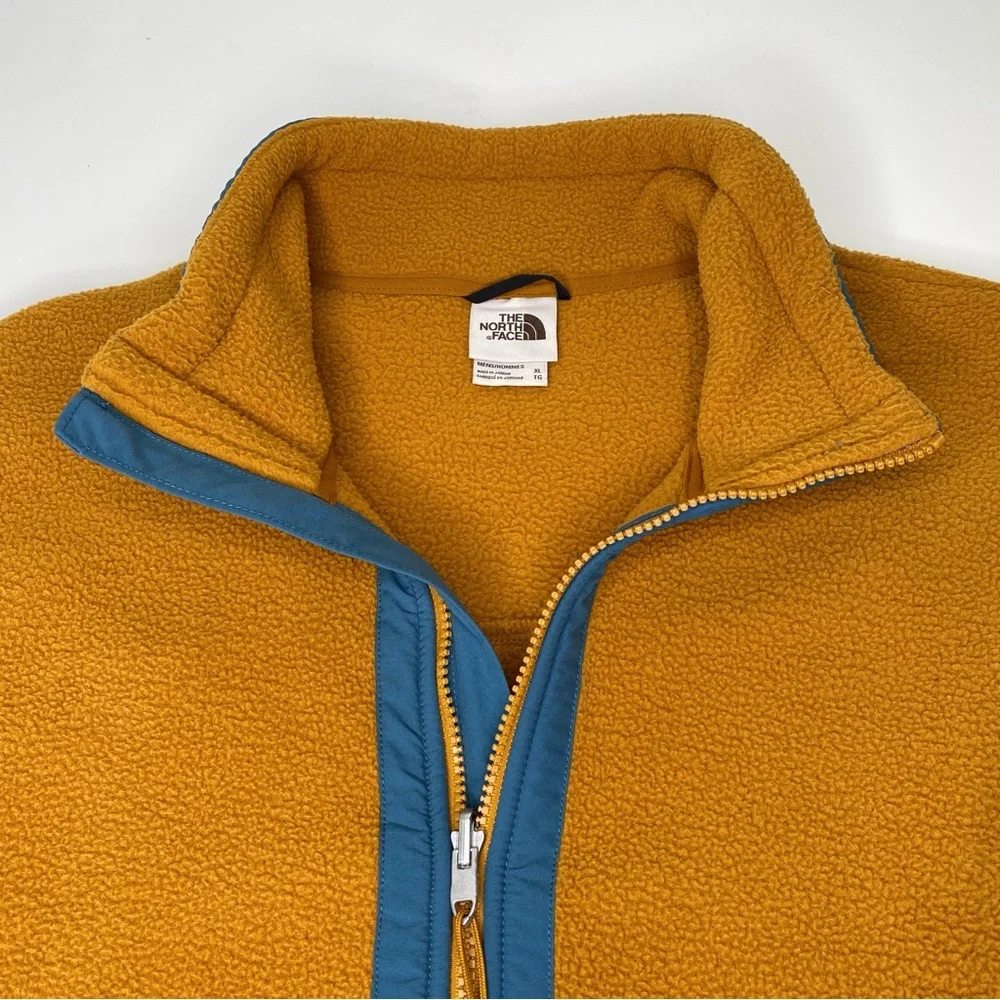 The North Face Vest Mens Sz XL Carbondale Fleece Rugged Outdoor Gorpcore Zip Up